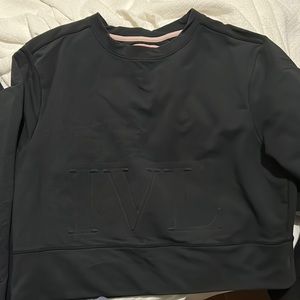 IVL Collective Ivory Lane Crew Neck Sweater Size: 8 Color: Black